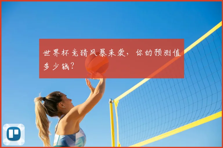 世界杯竞猜风暴来袭,你的预测值多少钱?