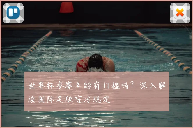 世界杯参赛年龄有门槛吗？深入解读国际足联官方规定